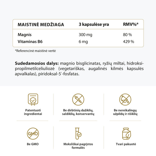 Bioaktyvus Magnio bisglicinatas