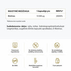 Biotinas plaukams, B7 vitaminas sudėtis